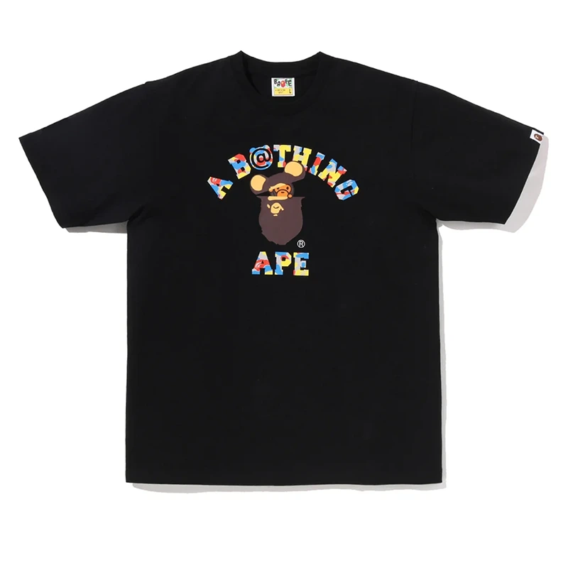 BAPE X Medicom Toy 30th Anniv. College Milo Tee