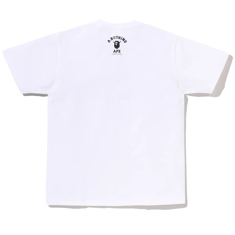 BAPE X Medicom Toy 30th Anniv. College Milo White Tee - Image 2