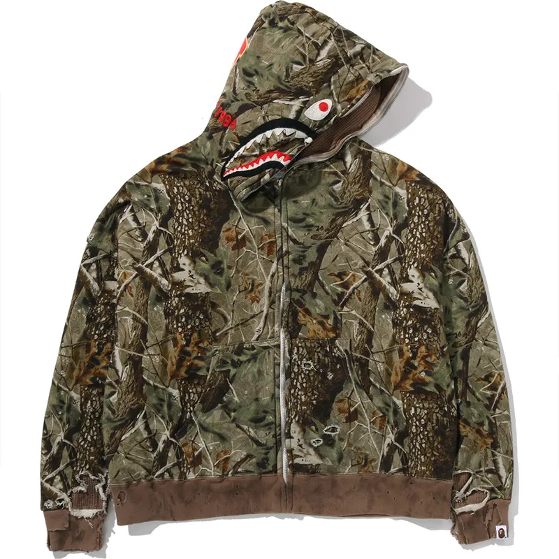 BAPE X Saint MXXXXXX Shark Full Zip Hoodie - Image 2