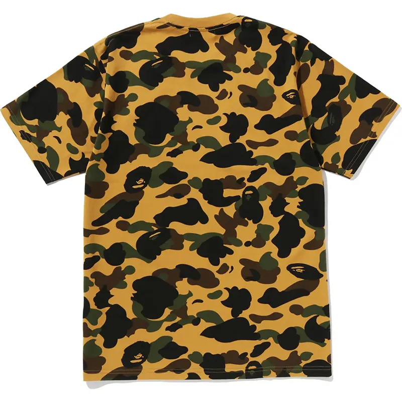 BAPE Yellow Color Camo One Point Tee - Image 2