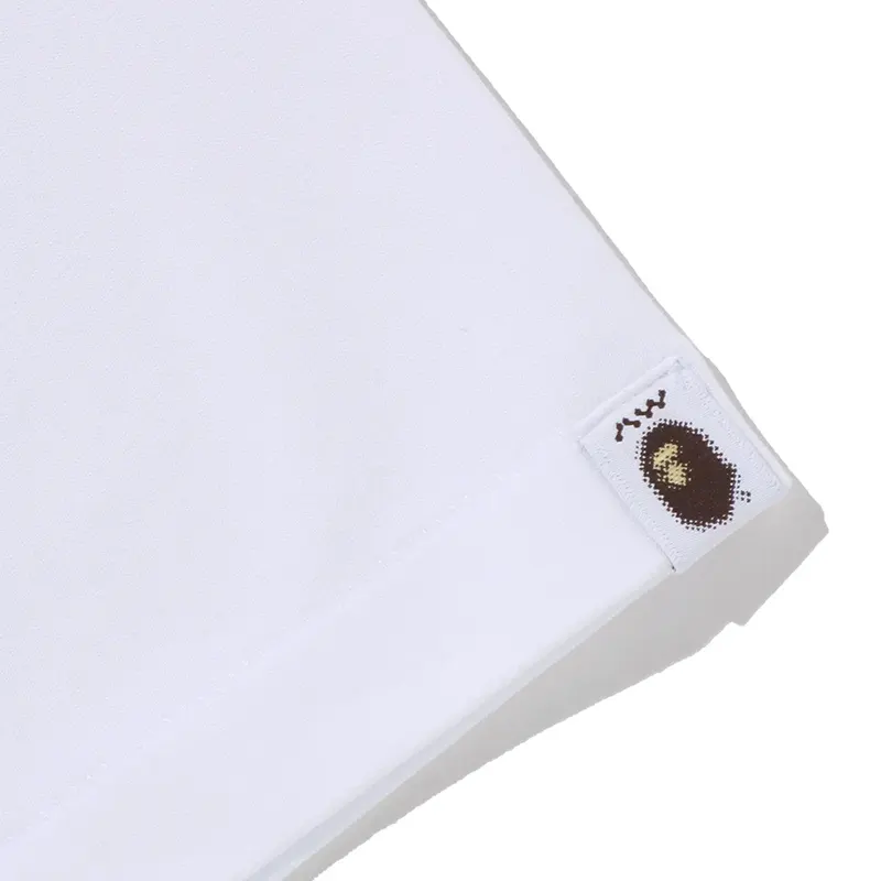 BAPE by Kazuki Kuraishi White Multi Logo Relaxed Fit Tee - Image 5