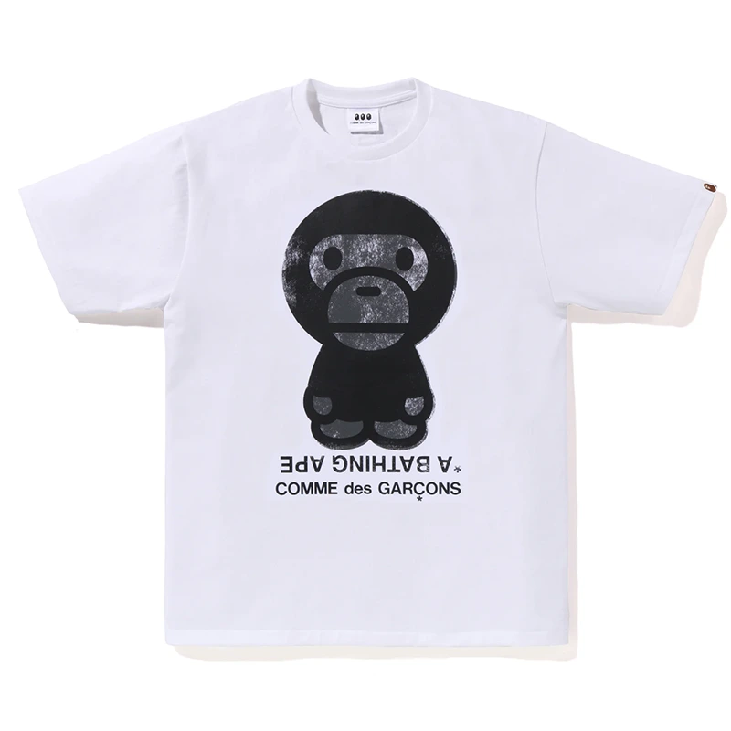 BAPE x COMME des GARÇONS BIG BABY MILO WHITE TEE