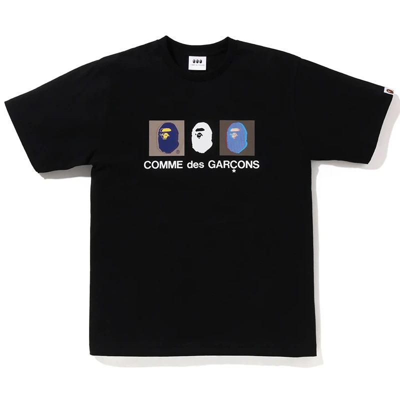 BAPE x COMME des GARÇONS SCREEN BLACK TEE