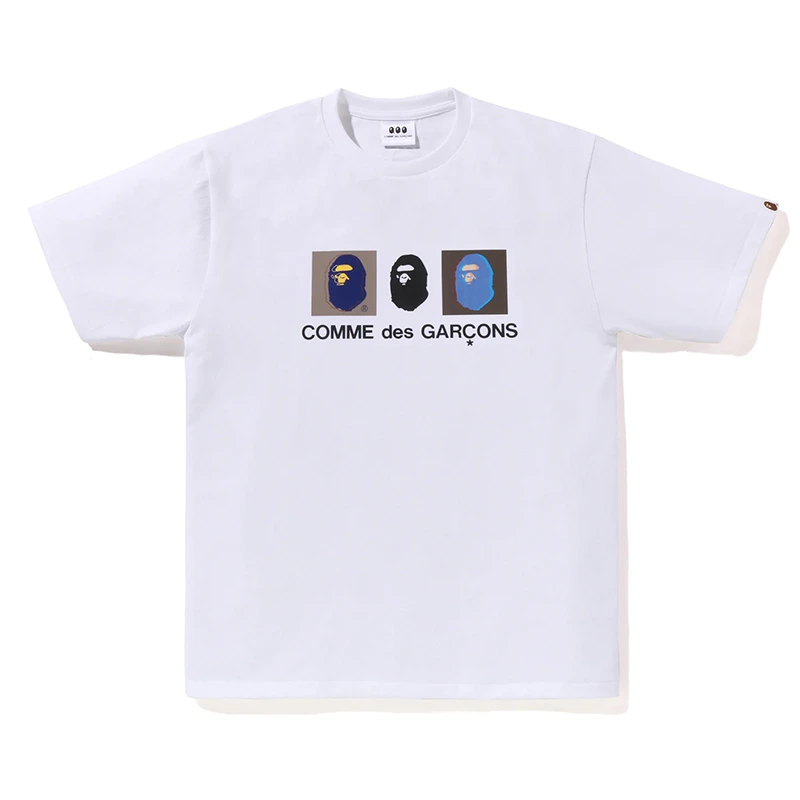 BAPE x COMME des GARÇONS SCREEN WHITE TEE