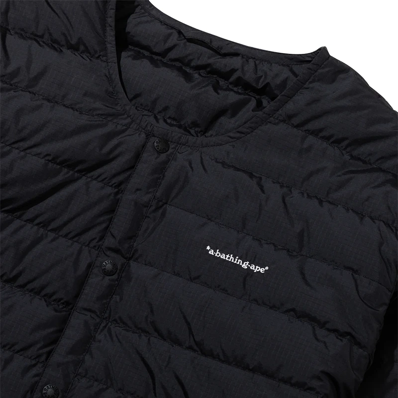 BAPE x Kazuki Kuraishi Black STA Padded Linner Down Jacket - Image 3