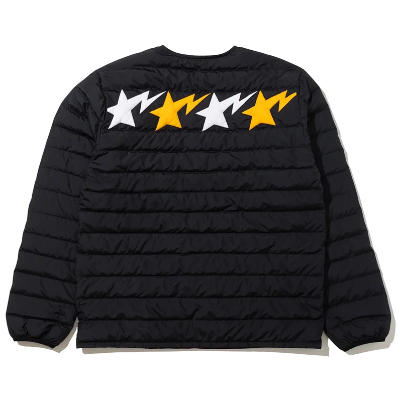 BAPE x Kazuki Kuraishi Black STA Padded Linner Down Jacket - Image 2