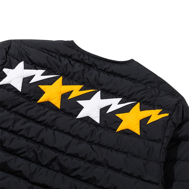 BAPE x Kazuki Kuraishi Black STA Padded Linner Down Jacket - Image 4