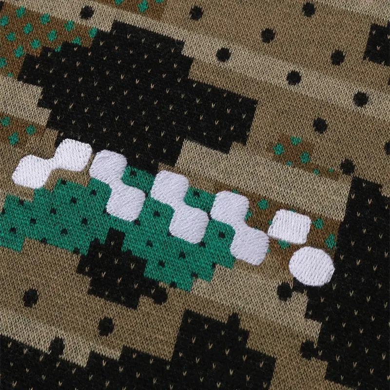 BAPE x Kazuki Kuraishi Brown Camo Jacquard Stripe Relaxed Fit Tee - Image 3