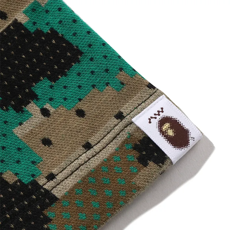 BAPE x Kazuki Kuraishi Brown Camo Jacquard Stripe Relaxed Fit Tee - Image 4