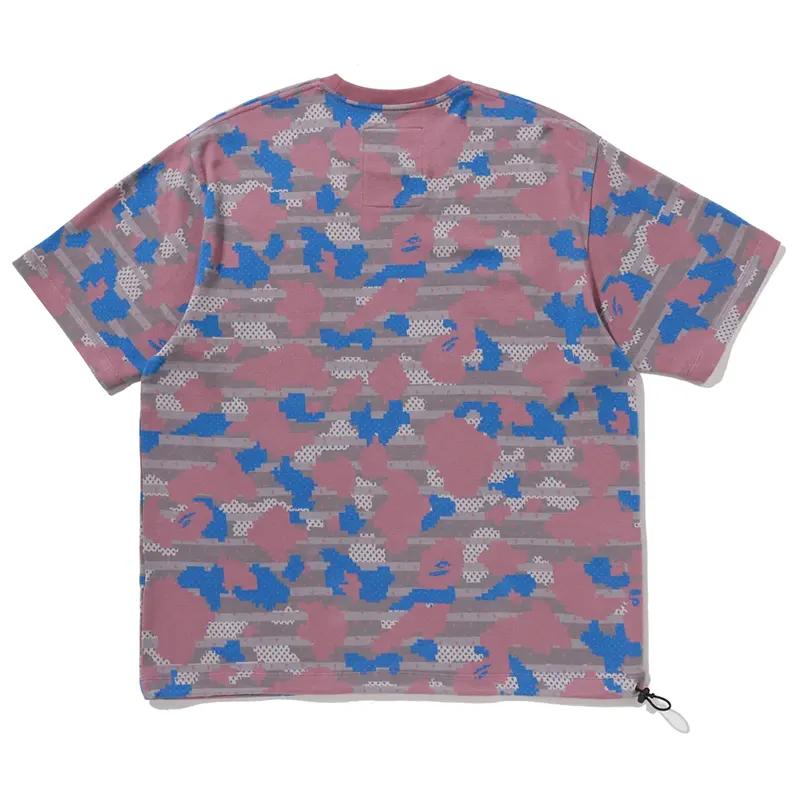 BAPE x Kazuki Kuraishi Camo Jacquard Stripe Relaxed Fit Tee - Image 2