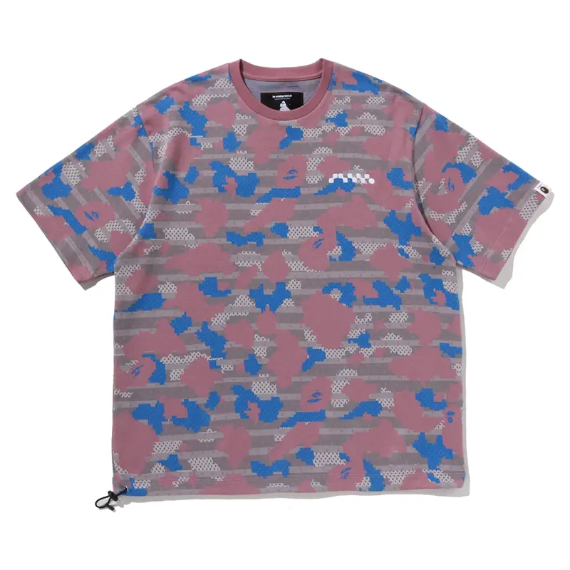 BAPE x Kazuki Kuraishi Camo Jacquard Stripe Relaxed Fit Tee