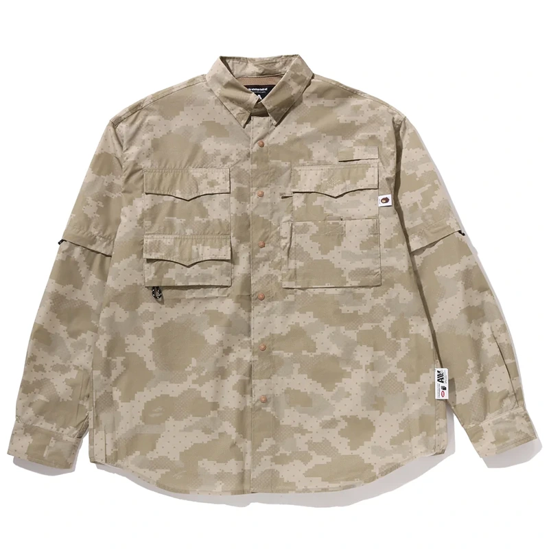 BAPE x Kazuki Kuraishi Digital Camo Outdoor Ls Shirt
