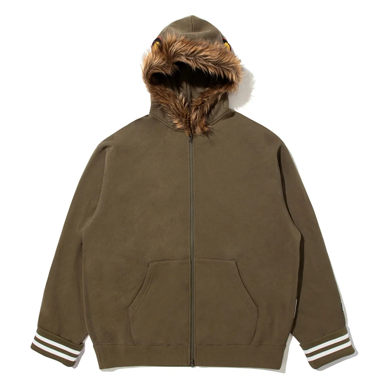 BAPE x Kazuki Kuraishi Shark Eye Relaxed Fit Hoodie Jacket