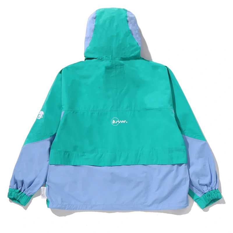 BAPE x Kazuki Kuraishi Shark Zip Turquoise Packable Snowboard Jacket - Image 3