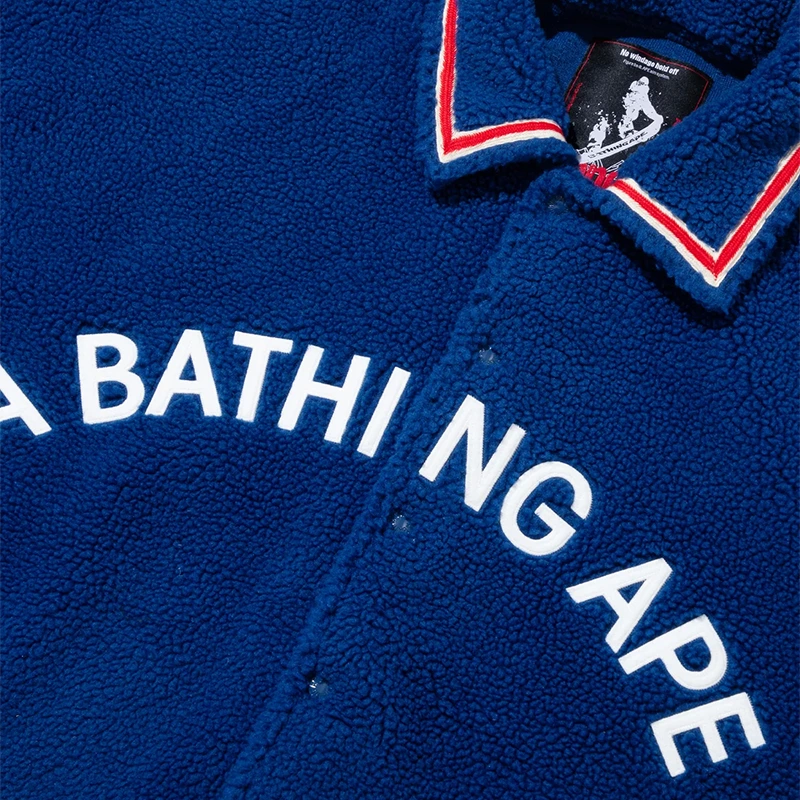 BAPE x Kazuki Kuraishi Sherpa Detachable Coach Jacket - Image 5