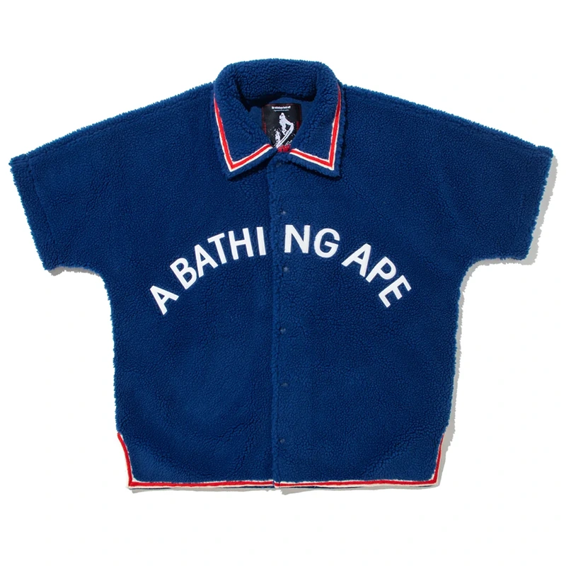 BAPE x Kazuki Kuraishi Sherpa Detachable Coach Jacket - Image 3