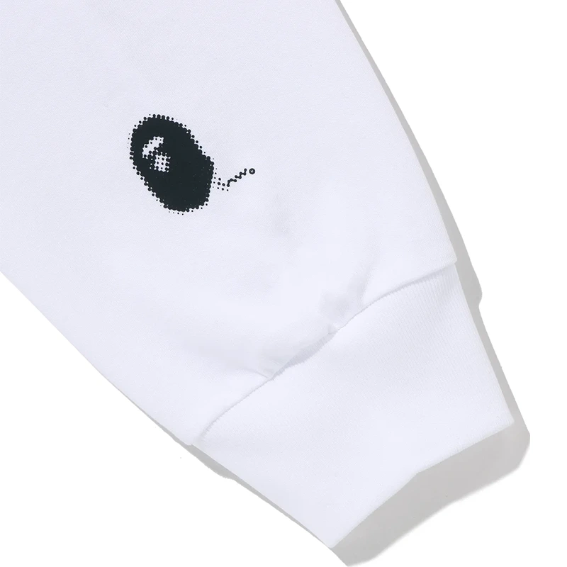 BAPE x Kazuki Kuraishi White Pocket Relaxed Fit Long Tee - Image 6