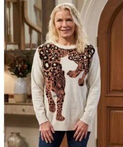B&B 2026 Katherine Lang Leopard Jumper