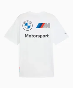 BMW M Motorsport Mens Stacked Logo Tee