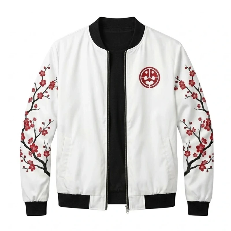 BTS Cherry Blossom Bomber Jacket