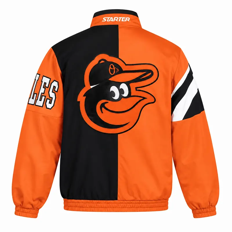 Baltimore Orioles Heritage Orange Track Jacket - Image 2