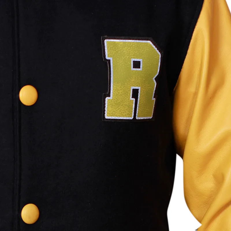 Men's Varsity Baseball Letterman Bomber Jacket - Image 4