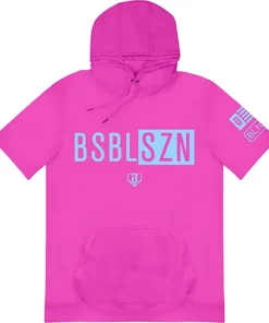 Baseball Lifestyle 101 BSBL-SZN V2 Adult Short Sleeve Hoodie