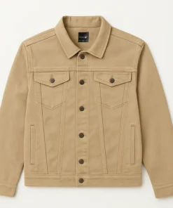 Beige Denim Jacket