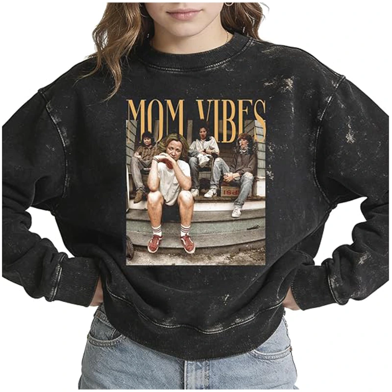 Bellelement Vintage 90's Mom Vibes Sweatshirt Thug Life Mama Shirt - Image 2
