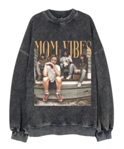 Bellelement Vintage 90's Mom Vibes Sweatshirt Thug Life Mama Shirt