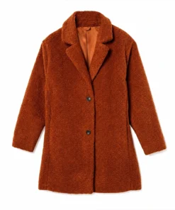 Beth Dutton S3 Orange Fur Coat