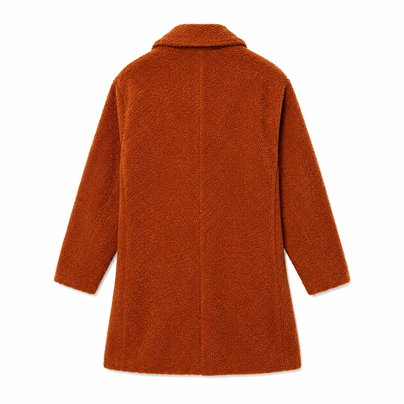 Beth Dutton S3 Orange Fur Coat - Image 2