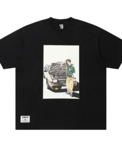 Billionaire Boys Club x Initial D Black Cotton T-Shirt