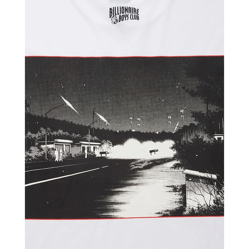 Billionaire Boys Club x Initial D White Cotton T-Shirt - Image 3