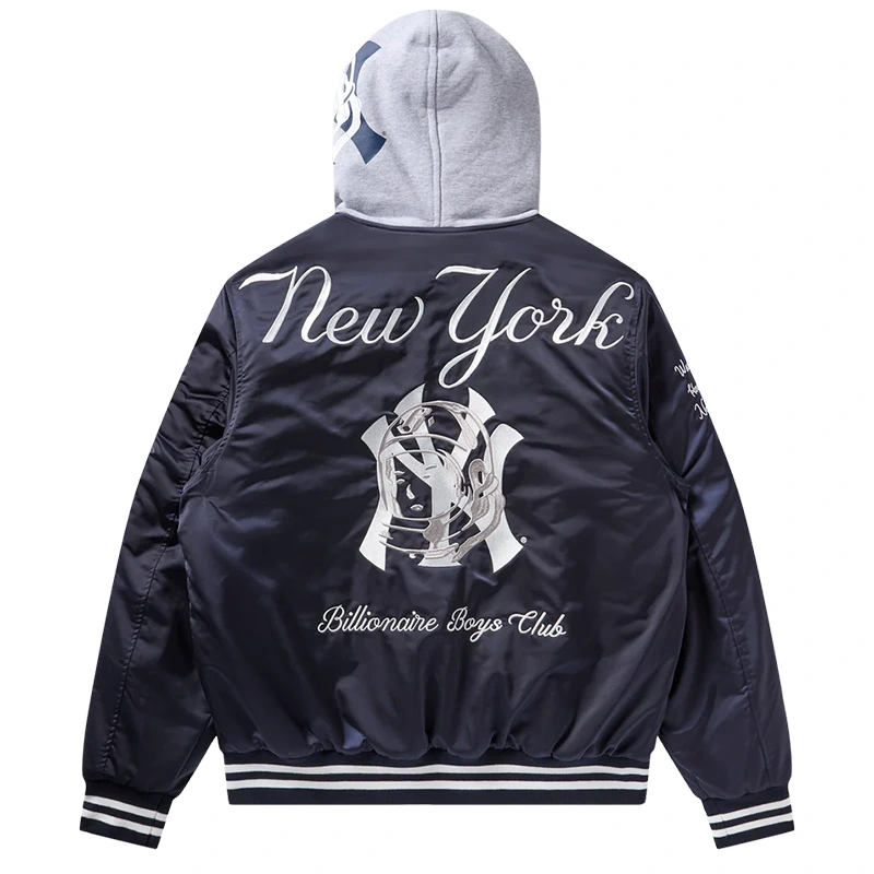 Billionaire Boys Club x New York Yankees Satin Stadium Jacket - Image 2