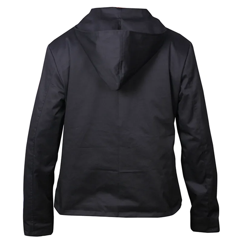 Men's Black Surplus Patch-pocket Shell Cotton Jacket - Image 3