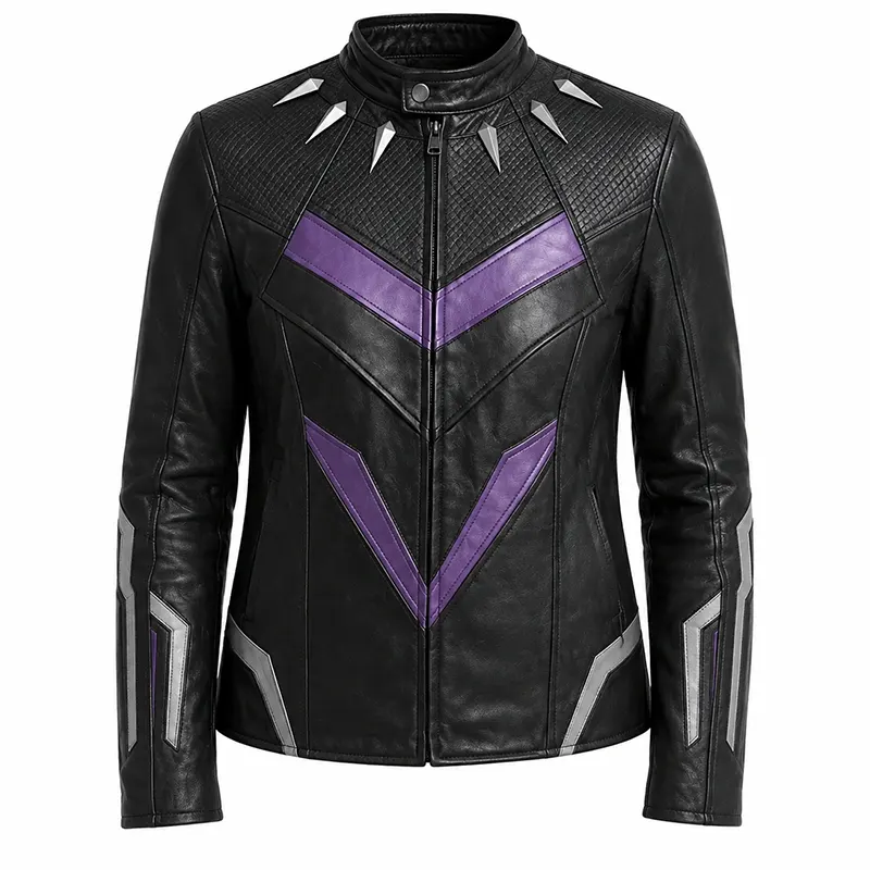 Black Panther Wakanda Forever Leather Jacket
