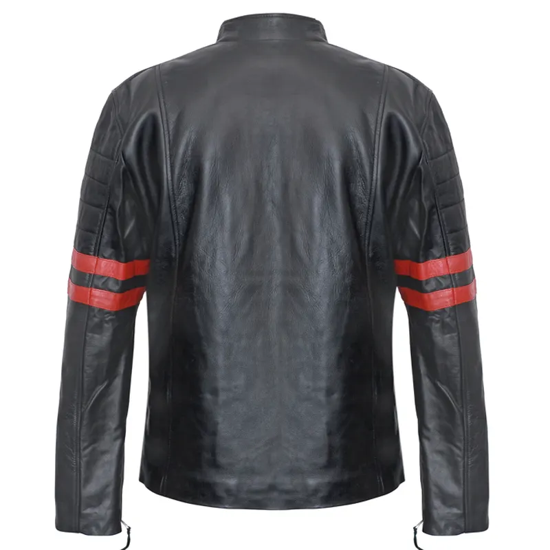 Hybrid Fight Club Mayhem Leather Jacket - Image 2