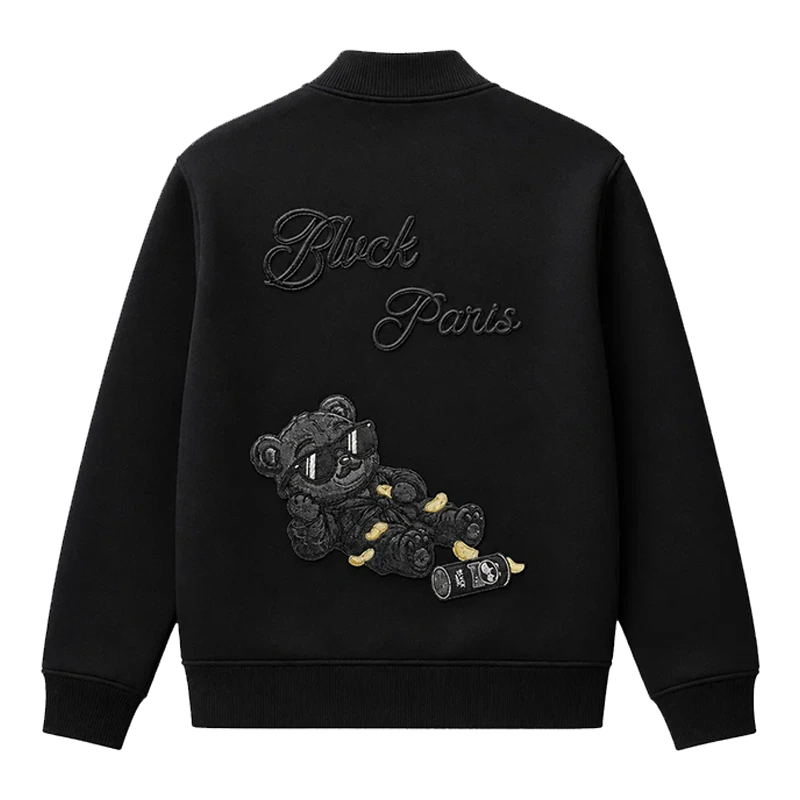 Blvck x Pringles Teddy Baseball Jacket