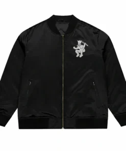 Boston Celtics Chrome Black Bomber Jacket