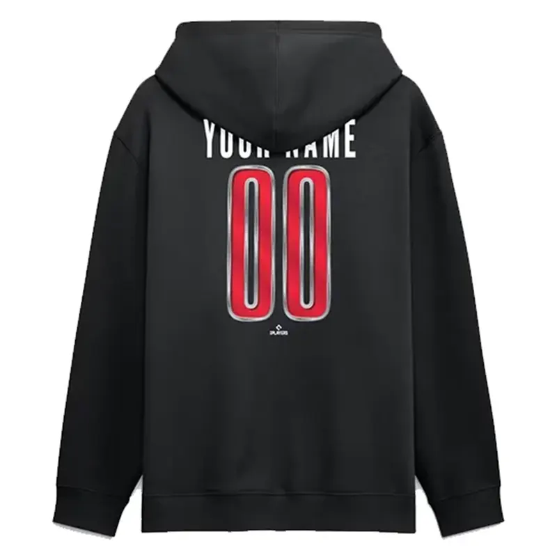 Boston Red Sox Black Metallic Custom Hoodie - Image 3