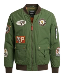 BoxLunch Peanuts Snoopy Flying Ace Bomber Jacket