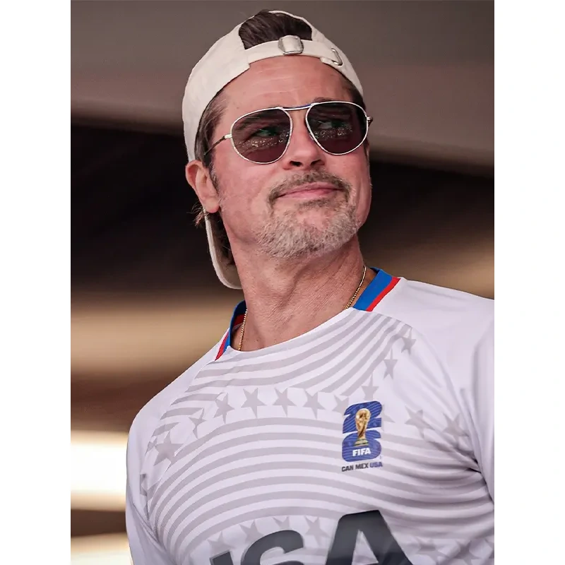 Brad Pitt World Cup Quarter Finals Jersey
