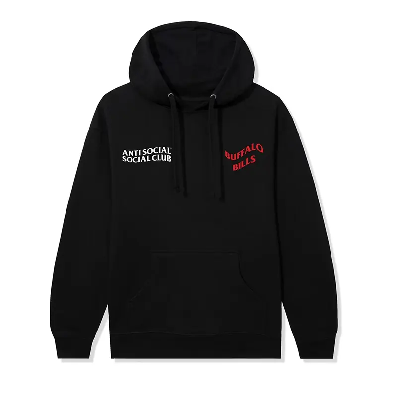 Buffalo Bills AntiSocialSocialClub x NFL Black Impact Hoodie