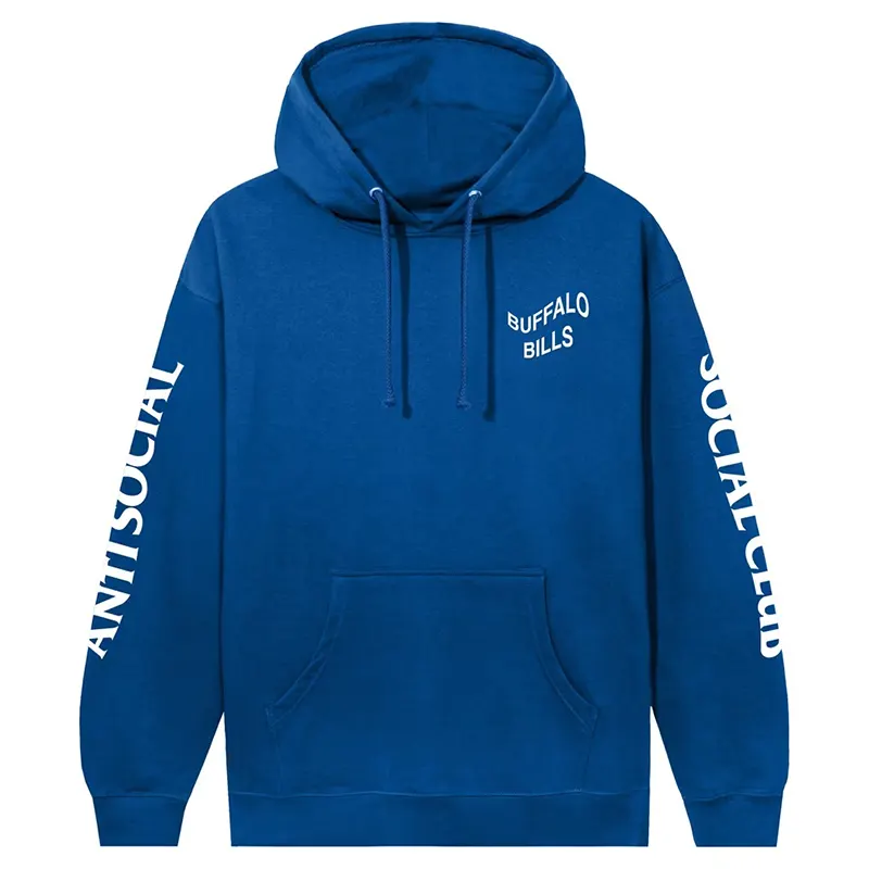 Buffalo Bills AntiSocialSocialClub x NFL Royal Impact Blossom Hoodie - Image 2