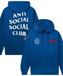 Buffalo Bills AntiSocialSocialClub x NFL Royal Snap Hoodie