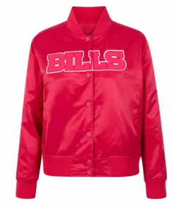 Buffalo Bills Classic Triple Pink Satin Jacket