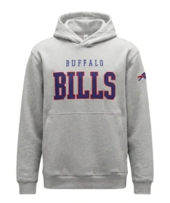 Buffalo Bills Steady State Heather Grey Hoodie