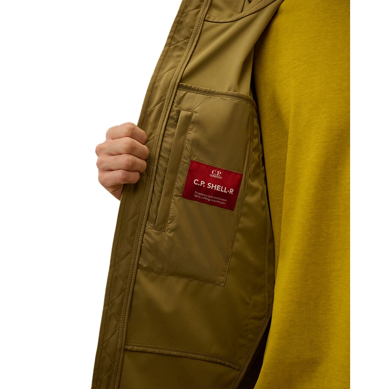 C.P. Company C.P. Shell-R Dried Herb Goggle Jacket - Image 6
