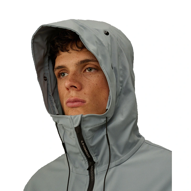 C.P. Company C.P. Shell-R Silver Blue Goggle Jacket - Image 5
